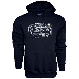 navy hooded sweatshirt Women's National Volleyball Champions Penn State 2024